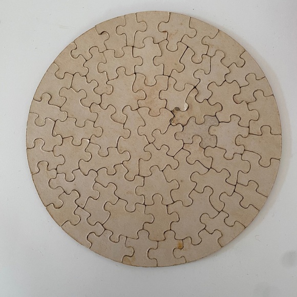 Vintage Springbok Heart Valentine Small Round Puzzle Love Thingies - Picture 5 of 9